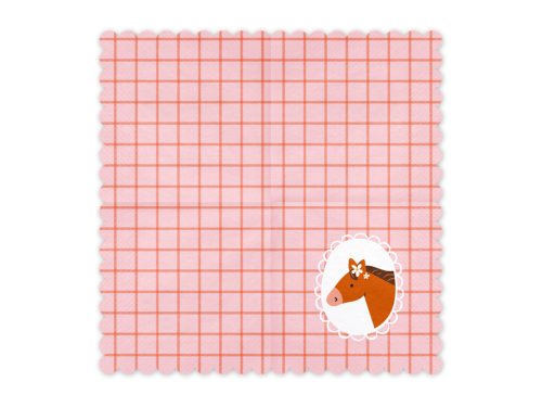 Lovas papírszalvéta Pacis party (12 db)