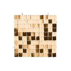 Flitter háttérpanel - réz 30x30 cm