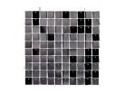 Flitter háttérpanel - fekete 30x30 cm