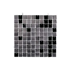 Flitter háttérpanel - fekete 30x30 cm