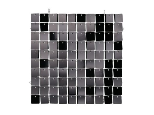 Flitter háttérpanel - fekete 30x30 cm