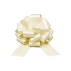 DIY dekoratív masni törtfehér 30 cm