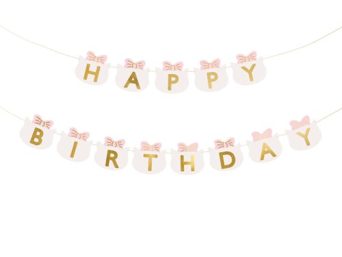 Cicás szülinapi banner - Happy Birthday Cats 2.8 m (1 db)