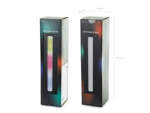 LED világító hab rúd készlet 48 cm (9 db)