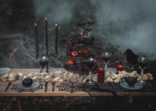 Halloweeni vérző gyertyák (3 db)