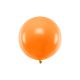 Óriás kerek léggömb 60 cm Pasztell mandarin