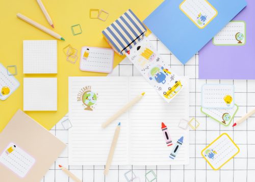 Iskolai matrica készlet – vegyes minták (1 csomag)