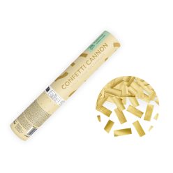 Konfetti ágyú – arany csíkok (20 cm)