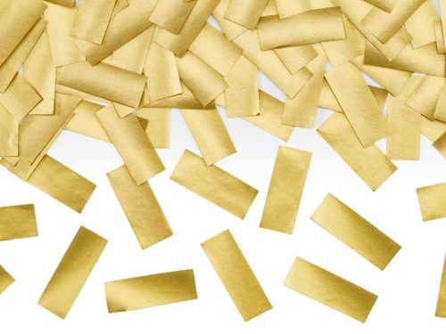 Konfetti ágyú – arany csíkok (20 cm)