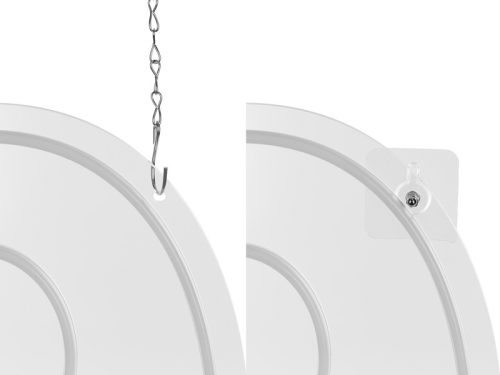 Neon LED szám dekoráció "6" 50 cm fehér