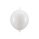 Összekötő lufi 28cm Pasztell tiszta fehér (20 db)