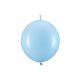 Összekötő lufi 28cm Pasztell babakék (20 db)