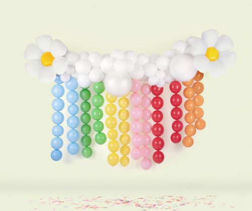 Összekötő lufi 28cm Pasztell babakék (20 db)