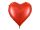 XXL szív alakú fólia lufi 136x129 cm (1 db)