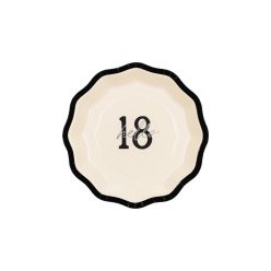   Papírtányér 18. születésnapra "Happy 18" (6 db)