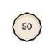 Papírtányér 50. születésnapra "Happy 50" (6 db)