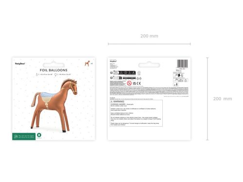 Álló Fólia Lufi – Ló (90 x 90 cm)