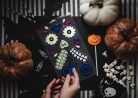 Sötétben világító tök matricák mix - Halloween dekoráció