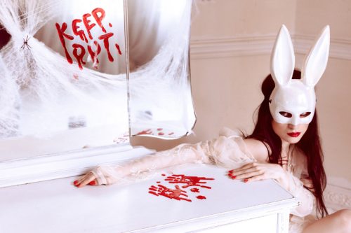 „Keep Out” gél ablakmatrica