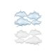 Kétoldalas felhő fólia l99x52 cm, fehér-világoskék (1 db)