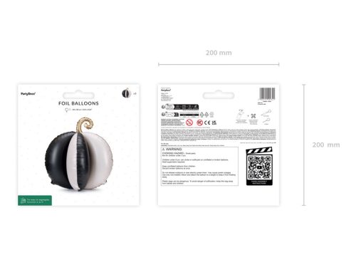 Álló 3D tök fólia lufi 58×58 cm