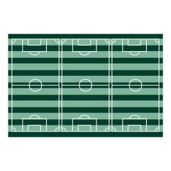 Focipálya mintás asztalterítő – 120×180 cm