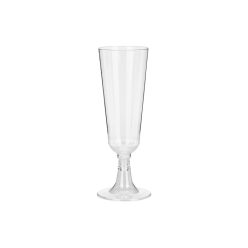 Műanyag pezsgőspohár szett 150 ml (8 db)