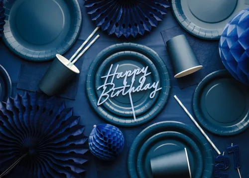 Asztalterítő 137x183 cm, sötétkék