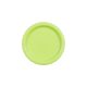 Papír tányér világos zöld, 18 cm (6 db)