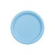 Papír tányér világoskék, 23 cm (6 db)
