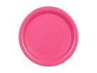 Papír tányér sötét rózsaszín, 23 cm (6 db)