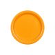 Papír tányér világos narancs, 23 cm (6 db)