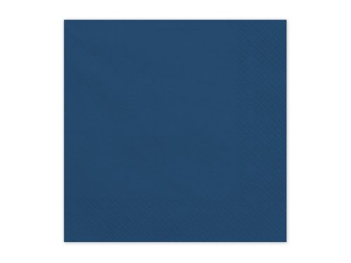 Papírszalvéta sötétkék, 33x33 cm (20 db)
