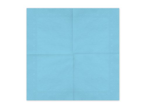 Papírszalvéta világoskék, 33x33 cm (20 db)