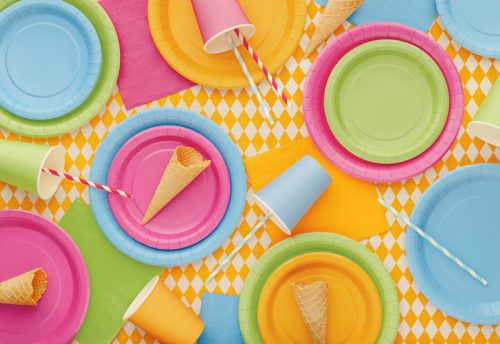 Papírszalvéta sötét rózsaszín, 33x33 cm (20 db)