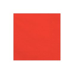 Papírszalvéta piros, 33x33 cm (20 db)