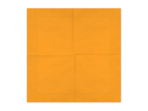 Papírszalvéta világos narancssárga, 33x33 cm (20 db)
