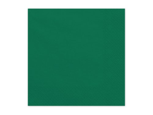 Papírszalvéta sötétzöld, 33x33 cm (20 db)