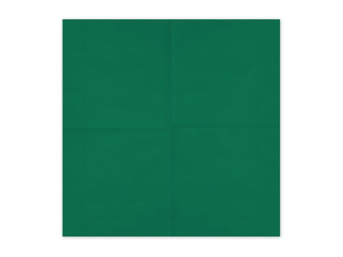 Papírszalvéta sötétzöld, 33x33 cm (20 db)