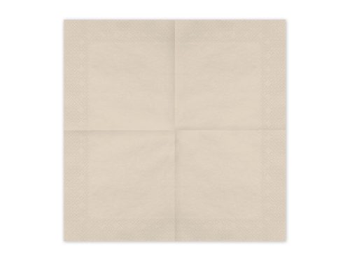 Papírszalvéta bézs, 33x33 cm (20 db)