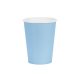 Papírpohár világoskék, 250 ml (6 db)