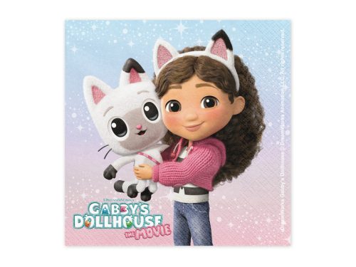 Gabi Babaháza (Gabby’s Dollhouse – The Movie) papírszalvéta (20 db)