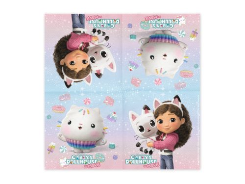 Gabi Babaháza (Gabby’s Dollhouse – The Movie) papírszalvéta (20 db)