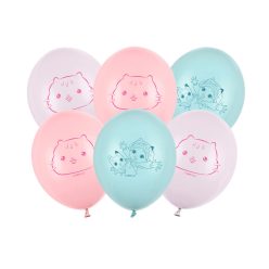   Gabi Babaháza (Gabby’s Dollhouse – The Movie) pasztell lufik (6 db)