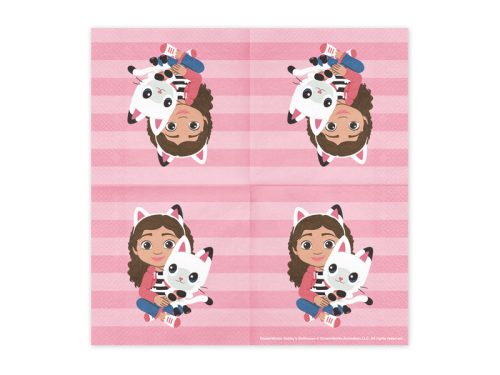 Gabi Babaháza (Gabby’s Dollhouse) papírszalvéta (20 db)