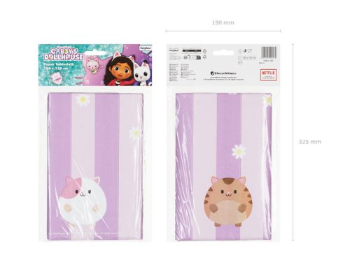 Gabi Babaháza (Gabby’s Dollhouse) papír asztalterítő (1 db)