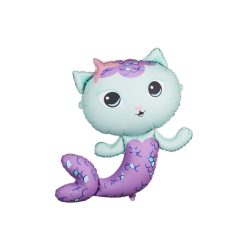   Gabi Babaháza (Gabby’s Dollhouse) MerCat fólia lufi (1 db)