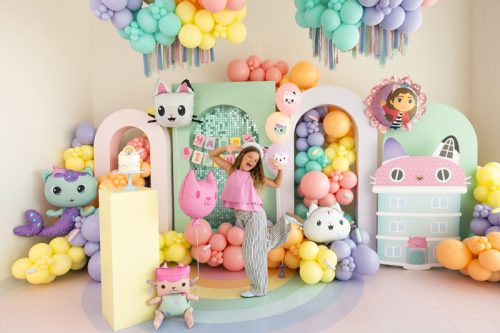 Gabi Babaháza (Gabby’s Dollhouse) MerCat fólia lufi (1 db)