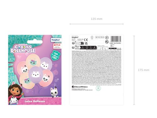 Gabi Babaháza (Gabby’s Dollhouse) lufi szett, 30 cm (6 db)