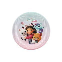   Gabi Babaháza (Gabby’s Dollhouse - The Movie) papírtányér, 23 cm (6 db)